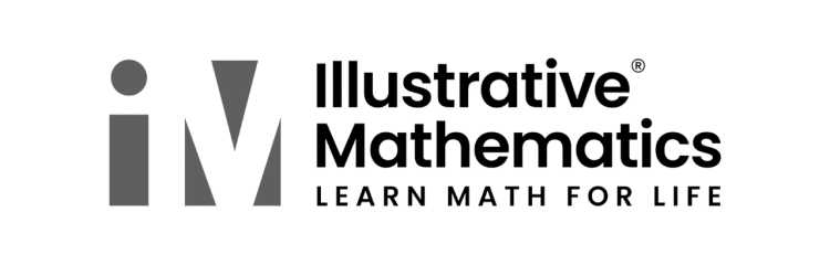 Illustrative Mathematics logo with Learn Math for Life tagline